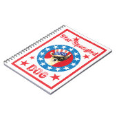 Patriotic Toy Fox Terrier Notizblock (Linke Seite)