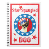 Patriotic Toy Fox Terrier Notizblock (Vorderseite)