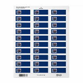 Patriotic Tractor Address Labels (Vorne)