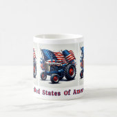 Patriotic Tractor Kaffeetasse (Mittel)