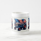 Patriotic Tractor Kaffeetasse (Mittel)