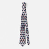 Patriotic Tractor Neck Tie Krawatte (Vorderseite)