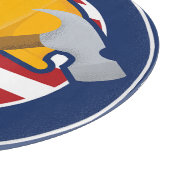 Patriotic Tradesman Schneidebrett (Ecke)