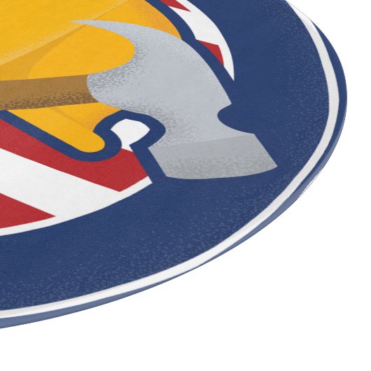 Patriotic Tradesman Schneidebrett (Ecke)