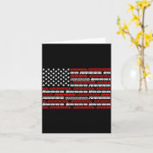 Patriotic Trains Flag For Train Enthusiasts And Ho Karte (Gelbe Blume)