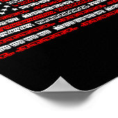 Patriotic Trains Flag For Train Enthusiasts And Ho Poster (Ecke)