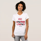 Patriotic TRINIDAD 60 Jahre Unabhängigkeit T-Shirt (Vorne ganz)