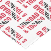 Patriotic TRINIDAD TOBAGO Tabletten Tischdecke (Schrägansicht)