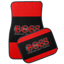 Patriotic Trinidad und Tobago Flag | BOSS auf BLAC Autofußmatte