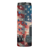 Patriotic Truck American Feier Thermosbecher (Rückseite)