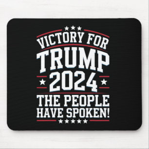 Patriotic Trump 2024 Siegesdesign für Unterstützer Mousepad