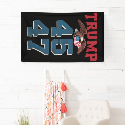 Patriotic Trump gewinnt 45 und 47 Sieger Trump Banner (Insitu)