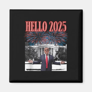 Patriotic Trump Hallo 2025 Neujahrsrepublikaner Magnet