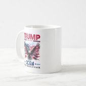 Patriotic Trump Kaffeetasse (Vorderseite Links)