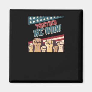 Patriotic Trump Wir gewinnen Männer Frauen Teen Ki Magnet