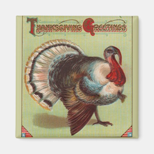 Patriotic Turkey Magnet (Vorne)