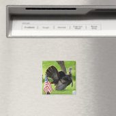 Patriotic Turkey Strut Magnet (In Situ (Geschirrspüler))