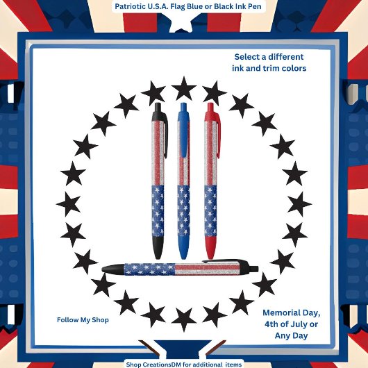 Patriotic U.S.A. Kugelschreiber