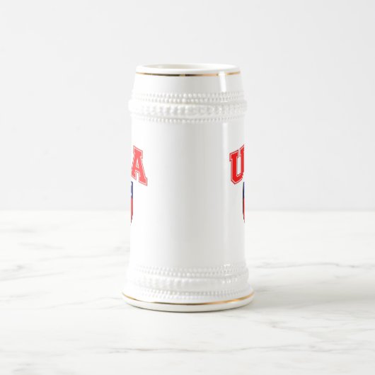 Patriotic U.S. Bierglas (Mittel)