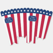 Patriotic U.S. Flag Happy 4. Juli Familienname Geschenkschachtel (Ungeklappt)