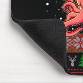 Patriotic Ugly Christmas Sweater Women Kids Men Mousepad (Ecke)