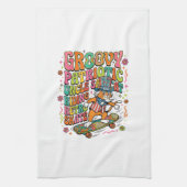 Patriotic Uncle Sam Cat Retro Typography T-Shirt ( Geschirrtuch (Vertikal)