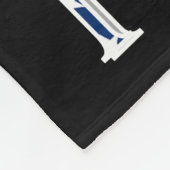 Patriotic Uncle Sam Dabbing 4. Juli Fleecedecke (Ecke)