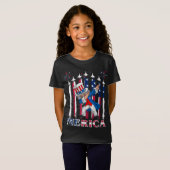Patriotic Uncle Sam Dabbing 4. Juli T-Shirt (Vorne ganz)