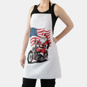 Patriotic Uncle Sam Motorcycle Schürze (InSitu)