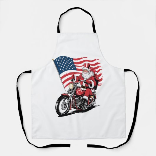 Patriotic Uncle Sam Motorcycle Schürze (Vorderseite)