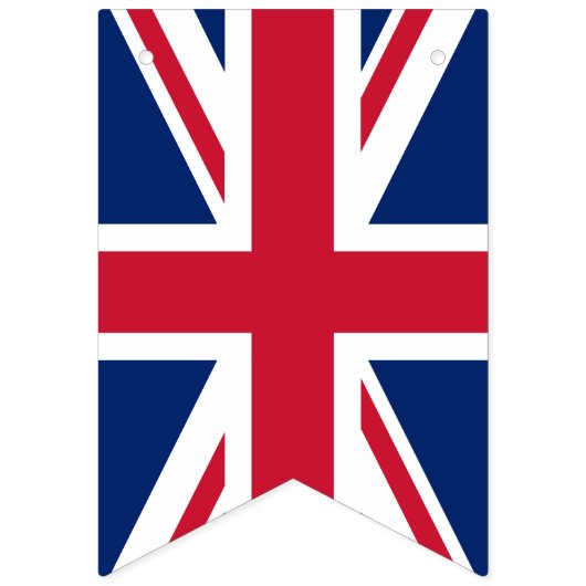 Patriotic Union Jack British Flag Wimpelkette (Dritte Fahne)