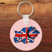 Patriotic Union Jack Schlüsselanhänger (Vorderseite)