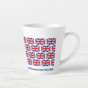 Patriotic Union Jack UK Flag Hospitality Milchtasse