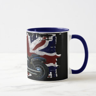 Patriotic Union Jack, UK Gewerkschaft Flag, Motorr Tasse