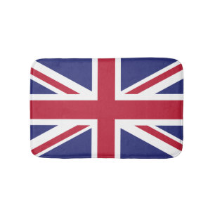 Patriotic United Kingdom Flag Badematte