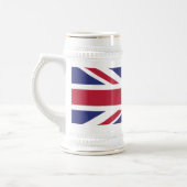 Patriotic United Kingdom Flag Bierglas (Links)