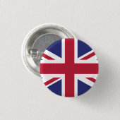 Patriotic United Kingdom Flag Button (Vorne & Hinten)