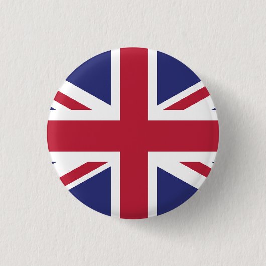Patriotic United Kingdom Flag Button (Vorderseite)