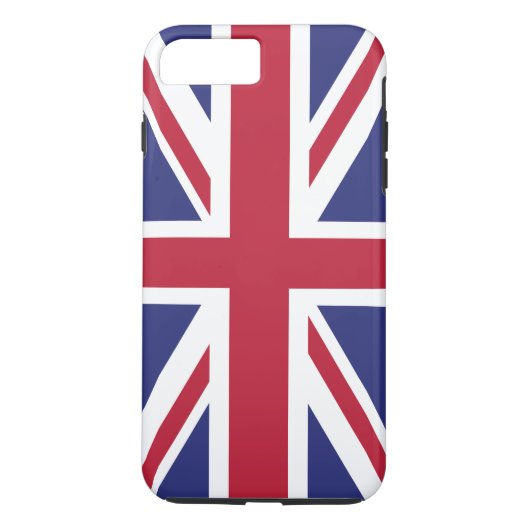 Patriotic United Kingdom Flag Case-Mate iPhone Hülle (Rückseite)