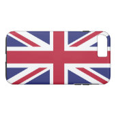 Patriotic United Kingdom Flag Case-Mate iPhone Hülle (Rückseite (Horizontal))