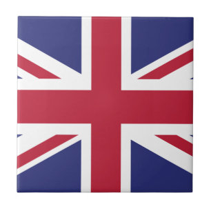 Patriotic United Kingdom Flag Fliese
