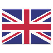 Patriotic United Kingdom Flag Fotodruck (Vorne)