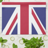 Patriotic United Kingdom Flag Geschirrtuch (Gefaltet)