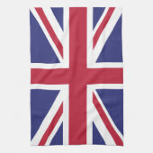 Patriotic United Kingdom Flag Geschirrtuch (Vertikal)