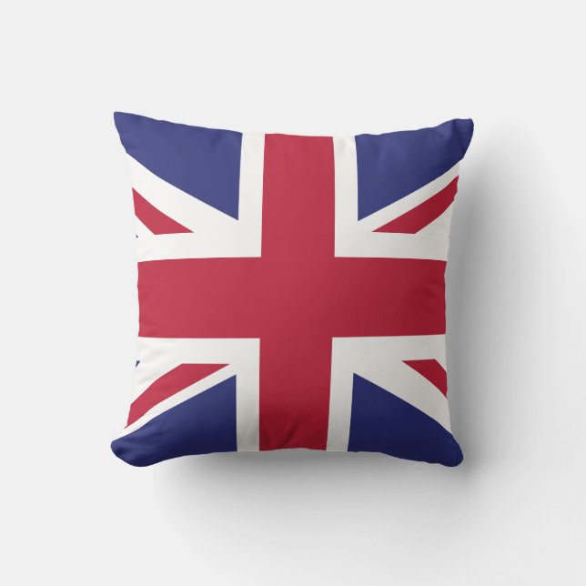 Patriotic United Kingdom Flag Kissen (Vorderseite)