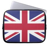 Patriotic United Kingdom Flag Laptopschutzhülle (Vorderseite)