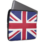 Patriotic United Kingdom Flag Laptopschutzhülle (Vorne Rechts)