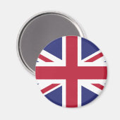 Patriotic United Kingdom Flag Magnet (Vorderseite/Rückseite)
