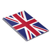 Patriotic United Kingdom Flag Notizblock (Rechte Seite)