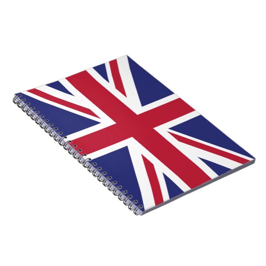 Patriotic United Kingdom Flag Notizblock (Rechte Seite)